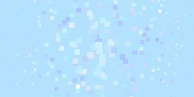 hellrosa, blaues Vektormuster im quadratischen Stil. vektor
