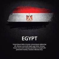 egyptisk flaggborste vektor