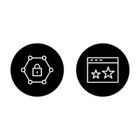 Satz von Vector SEO Search Engine Optimization Icons