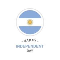 Argentinien Tag Design Vektor
