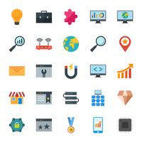 Satz von Vector SEO Search Engine Optimization Icons