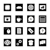 Satz von Vector SEO Search Engine Optimization Icons