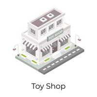 Spielzeugladen und Laden vektor