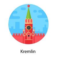 kreml ryska landmärke vektor