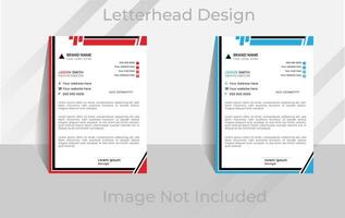 professionell företag brev design, abstrakt brev design modern företag brev design mall. vektor
