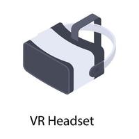 VR-Headset-Konzepte vektor