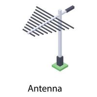 trendiga antennkoncept vektor