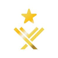 quran ikon fast lutning gyllene Färg ramadan symbol illustration perfekt. vektor