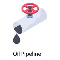 Ölpipeline-Konzepte vektor