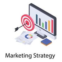 Online-Strategiemarketing vektor