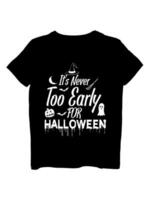 'Glücklich Halloween' T-Shirt Das feiert das Magie von diese Urlaub Nacht. vektor