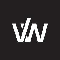 wv Logo Design Vektor Vorlage