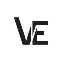 ve logotyp design vektor mall