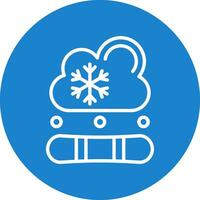 Snowboard-Vektor-Icon-Design vektor