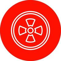 radioaktiv vektor ikon design