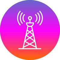 Radio Turm Vektor Symbol Design