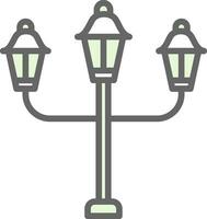 Straße Lampe Vektor Symbol Design