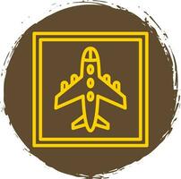 Flughafen-Vektor-Icon-Design vektor