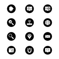 Satz von Vector SEO Search Engine Optimization Icons