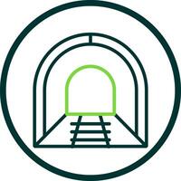 tunnel vektor ikon design