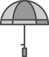 Regenschirm-Vektor-Icon-Design vektor