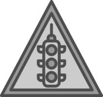 Verkehrszeichen-Vektor-Icon-Design vektor