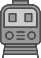 Straßenbahn-Vektor-Icon-Design vektor