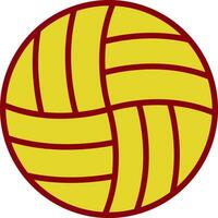 Volleyball-Vektor-Icon-Design vektor