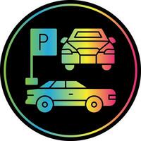 Parkplatz-Vektor-Icon-Design vektor