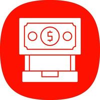 Online-Geld-Vektor-Icon-Design vektor