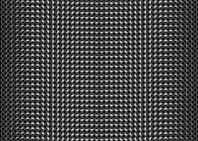 dunkler Punkthintergrund. Vektor nahtlose rotierende Kreise Halbton-Gradient. dynamischer schwarz-weißer Hintergrund. monochrome geometrische Fleckenüberlagerung.