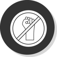 Stoppen Sie das Vektor-Icon-Design vektor