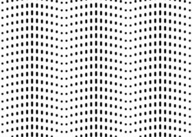 Punktwellen horizontales Muster, Vektor-Schwarz-Weiß-Punkte-Hintergrund, für Verpackungspapier, Broschüren, Banner, Cover, Textilien usw vektor