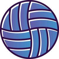 Volleyball-Vektor-Icon-Design vektor