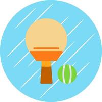 Ping-Pong-Vektor-Icon-Design vektor