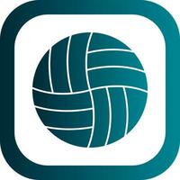 Volleyball-Vektor-Icon-Design vektor