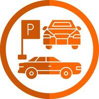 Parkplatz-Vektor-Icon-Design vektor