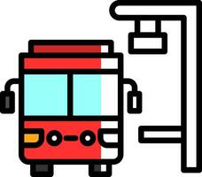 Bus halt Vektor Symbol Design