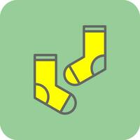 Socken-Vektor-Icon-Design vektor