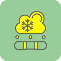 Snowboard-Vektor-Icon-Design vektor