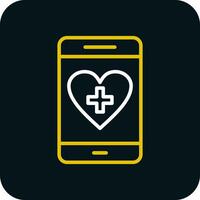 Gesundheit App Vektor Symbol Design