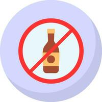 Nein Alkohol Vektor Symbol Design