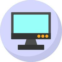 Fernseher Monitor Vektor Symbol Design