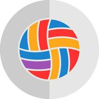 Volleyball-Vektor-Icon-Design vektor