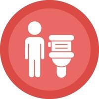 Toiletten-Vektor-Icon-Design vektor