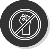 Stoppen Sie das Vektor-Icon-Design vektor