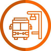 Bus halt Vektor Symbol Design