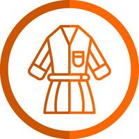 Kimono-Vektor-Icon-Design vektor