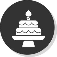 Kuchen-Vektor-Icon-Design vektor