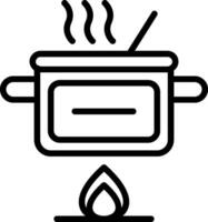 Kochen-Vektor-Icon-Design vektor